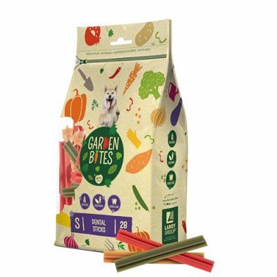 GARDEN BITES Duvo+ Dental Sticks Dog Snack For Brushing Teeth 13 Cm 420g Jaune