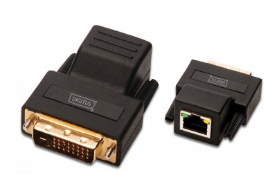 DIGITUS DVI Video Extender over Cat5 up to 70m (CAT5, UTP), max. res DS-54101