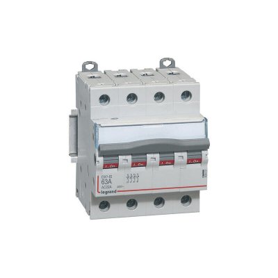 LEGRAND Dx3 Interrupteur Sectionneur 4 Postes 63A  406481