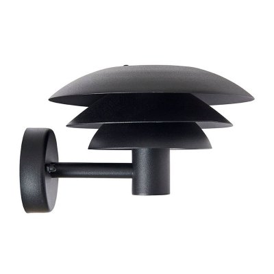 DYBERG LARSEN  applique DL20 Outdoor 20W aluminium noir mat