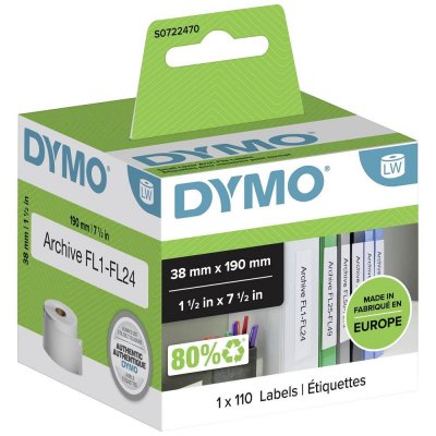 DYMO  1 &Eacute;tiquette Pour Imprimantes &Agrave; &Eacute;tiquettes  Labelwriter