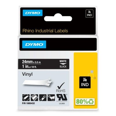 DYMO  1 Ruban &Eacute;tiquette Industrielle Rhino Vinyle Auto-adh&eacute;sive - 