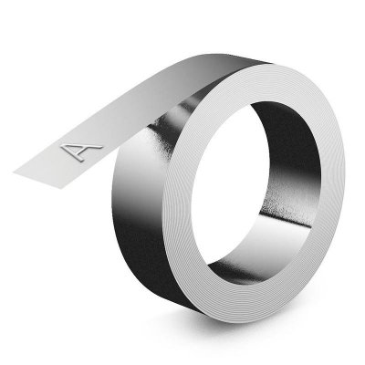 DYMO  12mm Aluminum w/Adhesive Tape ruban d''&eacute;tiquette