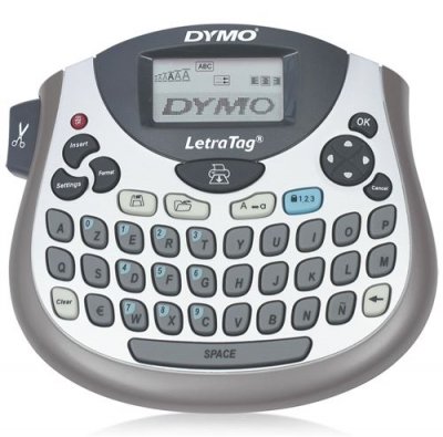 DYMO &Eacute;tiqueteuse portable LetraTag LT-100T, gris, avec clavier AZERTY
