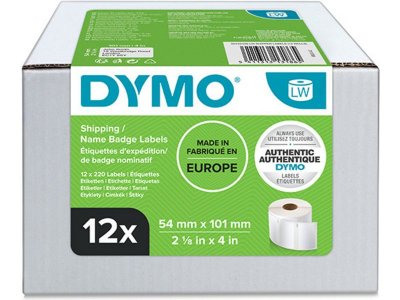 DYMO  &Eacute;tiquettes d'exp&eacute;dition/de badge nominatif