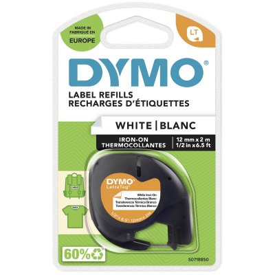 DYMO  LetraTAG Transfert textile Noir/Blanc