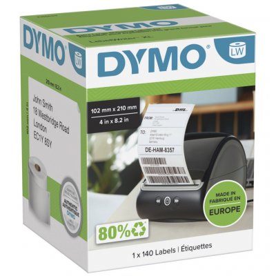 DYMO  Lw-dhl Versandetikett 102x210mm 1 Rolle &agrave; 140 Etiketten Schwarz