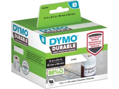 DYMO  LW - &Eacute;tiquettes r&eacute;sistantes LW - 19 x 64 mm - 1933085