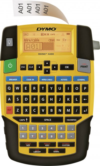 DYMO  Rhino 4200 Kit - &eacute;tiqueteuse - monochrome - transfert thermique