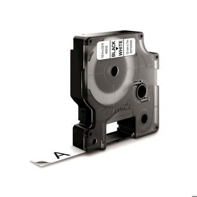 DYMO  Ruban D1 Standard - Noir/Blanc 12 Mm - 7 M