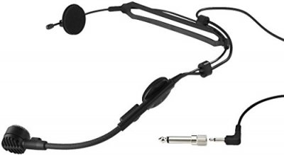 MONACOR Dynamique bandeau microphone, 3,5 mm et 6,3 mm jack (HM-30)