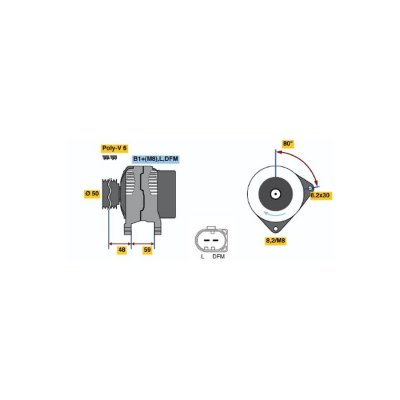 BOSCH Dynamo / Alternateur 4531 