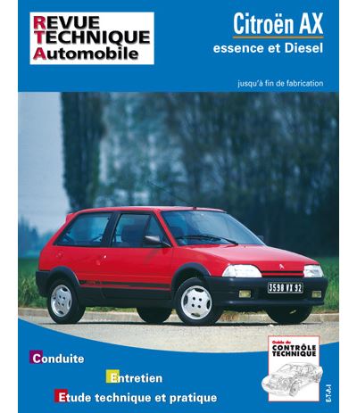 ETAI E.T.A.I - Revue Technique Automobile 100.1 - CITROEN AX - 1986 &agrave; 1998