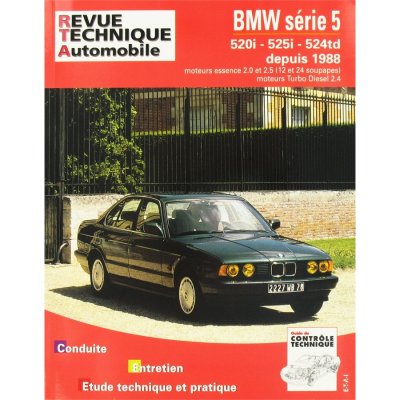 ETAI E.T.A.I - Revue Technique Automobile 521.2 - BMW SERIE 5 III PHASE 1 - E34 - 1988 &agrave; 1994