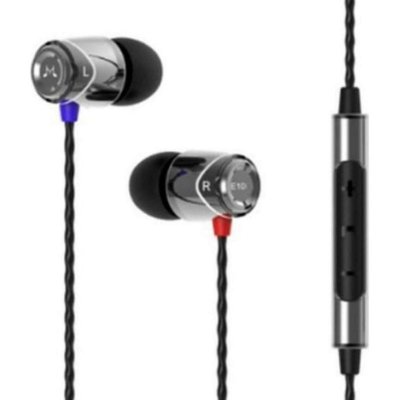 SOUNDMAGIC E10 - Ecouteurs - intra-auriculaire - filaire - jack 3,5mm - noir / argent