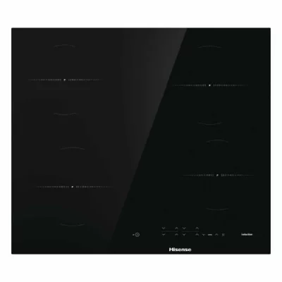 HISENSE E6431CB Plaque Vitroc&eacute;ramique 6000 W 4 Foyers Verre C&eacute;ramique Noir