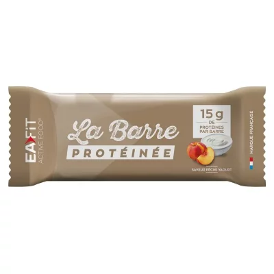 EA FIT Eafit barre proteinee presentoir de 24 barres de 46g peche yaourt