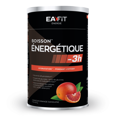 EAFIT  Boisson Energ&eacute;tique -3H Go&ucirc;t Orange Sanguine 500g