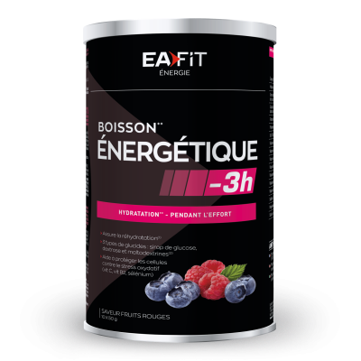EAFIT  Boisson Energ&eacute;tique -3h saveur fruits rouges 500g