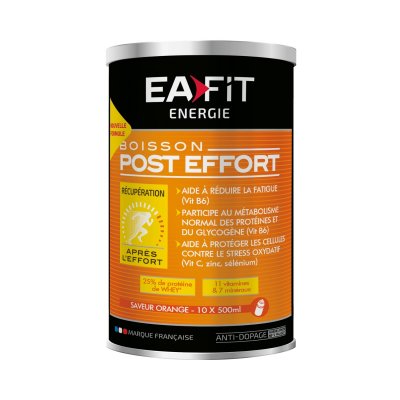 EAFIT  Boisson Post Effort Saveur Orange 457g