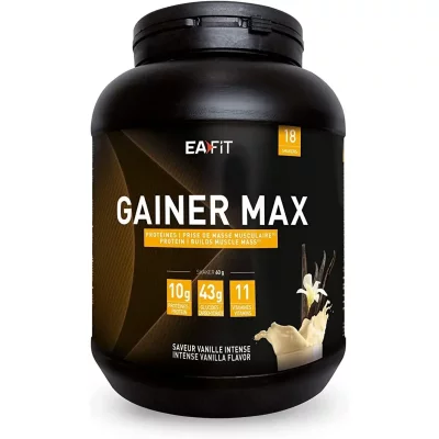 EAFIT  Gainer max vanille intense pot de 1.1 kg