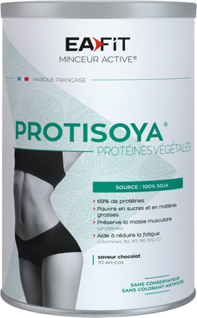 EAFIT  Protisoya Prot&eacute;ines V&eacute;g&eacute;tales saveur Chocolat 320g