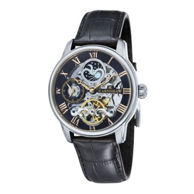 THOMAS EARNSHAW Earnshaw LONGITUDE ES-8006-08 LONGITUDE ES-8006-08 Cuir Gris
