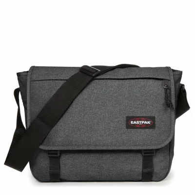 EASTPAK  Delegate + Sac Bandouli&egrave;re, 39 cm, 20 L, Gris (Black Denim)