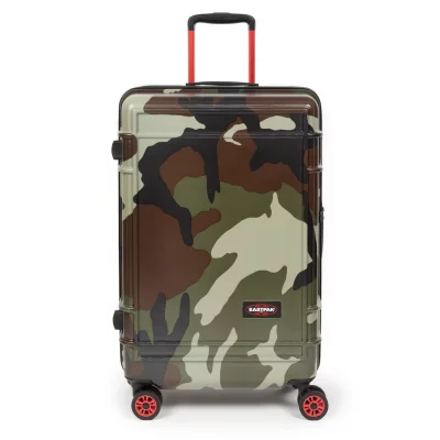 EASTPAK  - Resist'R Zip - Sac de voyage &agrave; roulettes Camo - 90 L