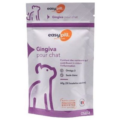 EASYPILL  Chat Gingivia - Bo&icirc;te de 30 boulettes