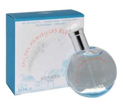 Eau de toilette Herm&egrave;s Eau des Merveilles Bleue - 30 ml