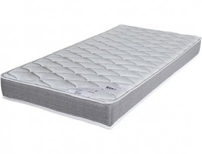 EBAC  Literie - Matelas Ryad 90x190 - Ressorts - Hauteur 20 cm - Ind&eacute;pendance de couchage - Blanc