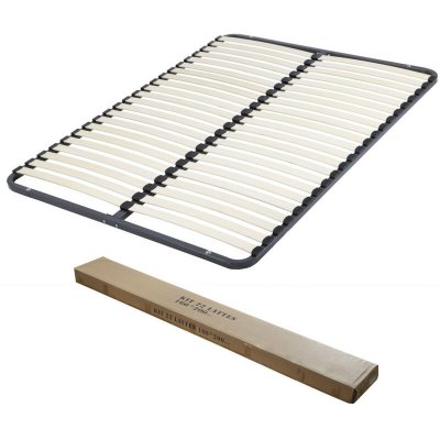 EBAC LITERIE  Sommier d&eacute;montable 160x200 22 Lattes - 44 Lattes Bois - Fabrication fran&ccedil;aise