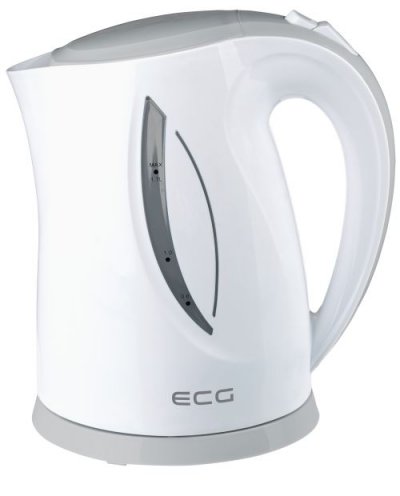 ECG  RK 1758 Grey Bouilloire 1,7 L plastique, 1.7 L, gris/blanc