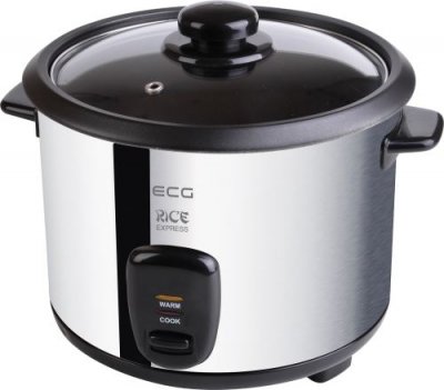ECG  RZ 19 - Cuiseur &agrave; riz en Inox - 1.5L jusqu'&agrave; 1.5kg de riz - 700W 
