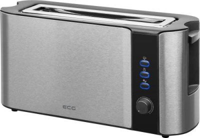  ECG ST 10630 SS - Grille pain Inox - 2 tranches 