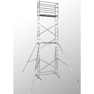 HAILO Echafaudage roulant pliable 7m en aluminium  HobbyStep H7