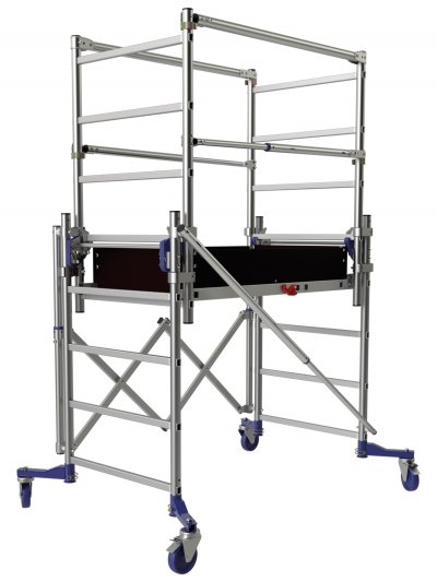 TUBESCA COMABI Echaffaudage Nano TOwer - Roulant telescopique en aluminium - 22406410