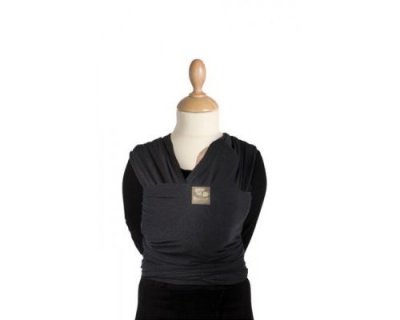 BABYLONIA Echarpe de portage tricot-slen bio anthracite
