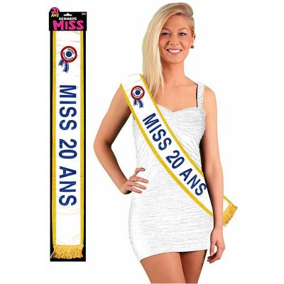 GéNéRIQUE Echarpe Humoristique miss 20 Ans Bleu - Bleu