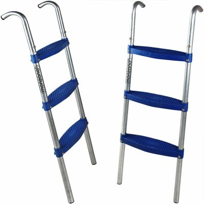 DEUBA &Eacute;chelle 110 cm pour trampoline 3 marches en plastique
