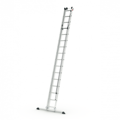 HAILO Echelle coulissante aluminium  32 &eacute;chelons H.7.92 m