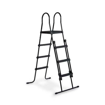 EXIT TOYS Echelle de piscine pour hauteur de cadre de 108-122cm - noir