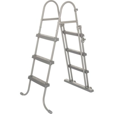 BESTWAY Echelle de s&eacute;curit&eacute; 2x3 marches - hauteur 107 cm