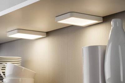 PAULMANN Eclairage en saillie des meubles LED Vane carr&eacute; 2X67 W