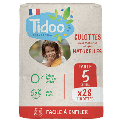 TIDOO ECO BEBE  - T5-28 Couches Culottes d'apprentissage 12-18 kg