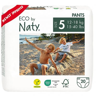 NATY Eco By  Pantalones Aprendizaje Desechables T 20uds