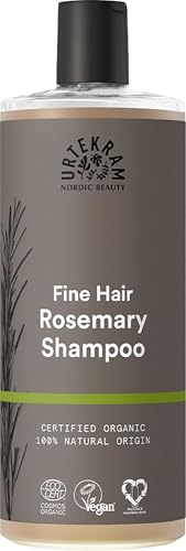 URTEKRAM ECOCERT Shampooing au Romarin Cheveux Fins, Biologique - 500ml
