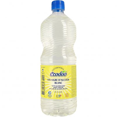 ECODOO  Vinaigre d'Alcool Blanc Ecologique, 1000 g