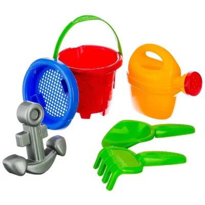 BE TOY S ECOIFFIER SUMMER Seau Garni Baby Ch&acirc;teau 12 cm